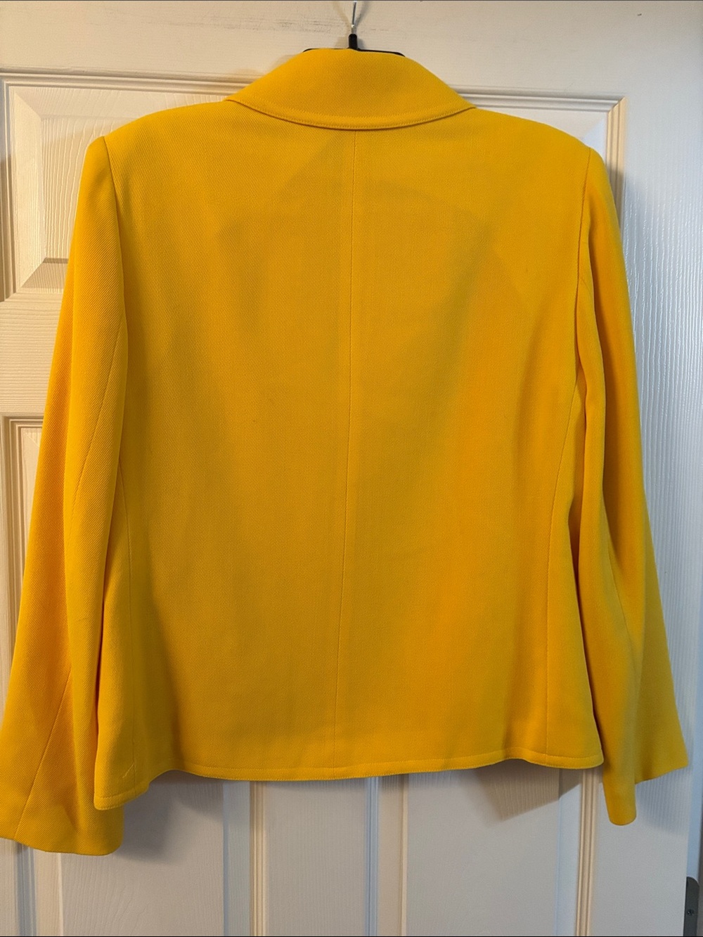 Lauren Ralph Lauren Bright Yellow Double-Breasted Blazer Jacket - Picture 5 of 5